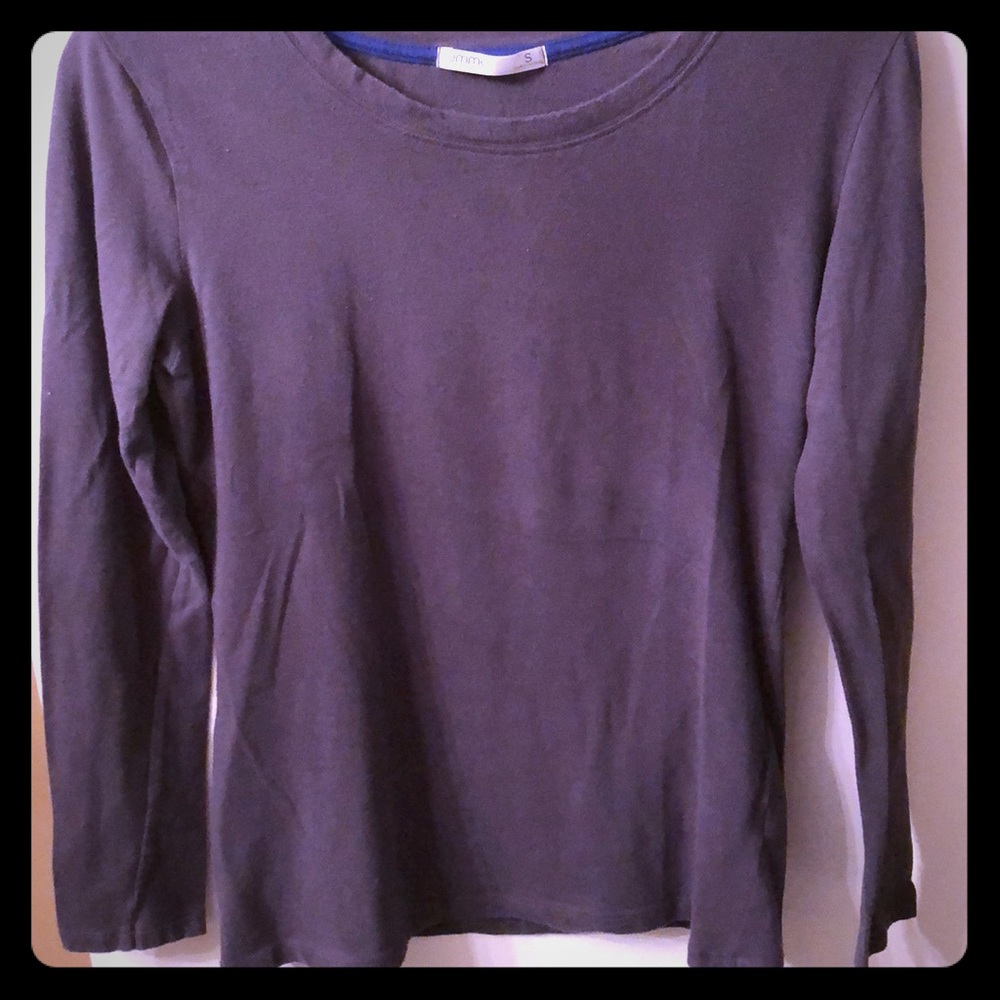 Femme by tresics Long Sleeve Cotton/Spandex Tee Sm